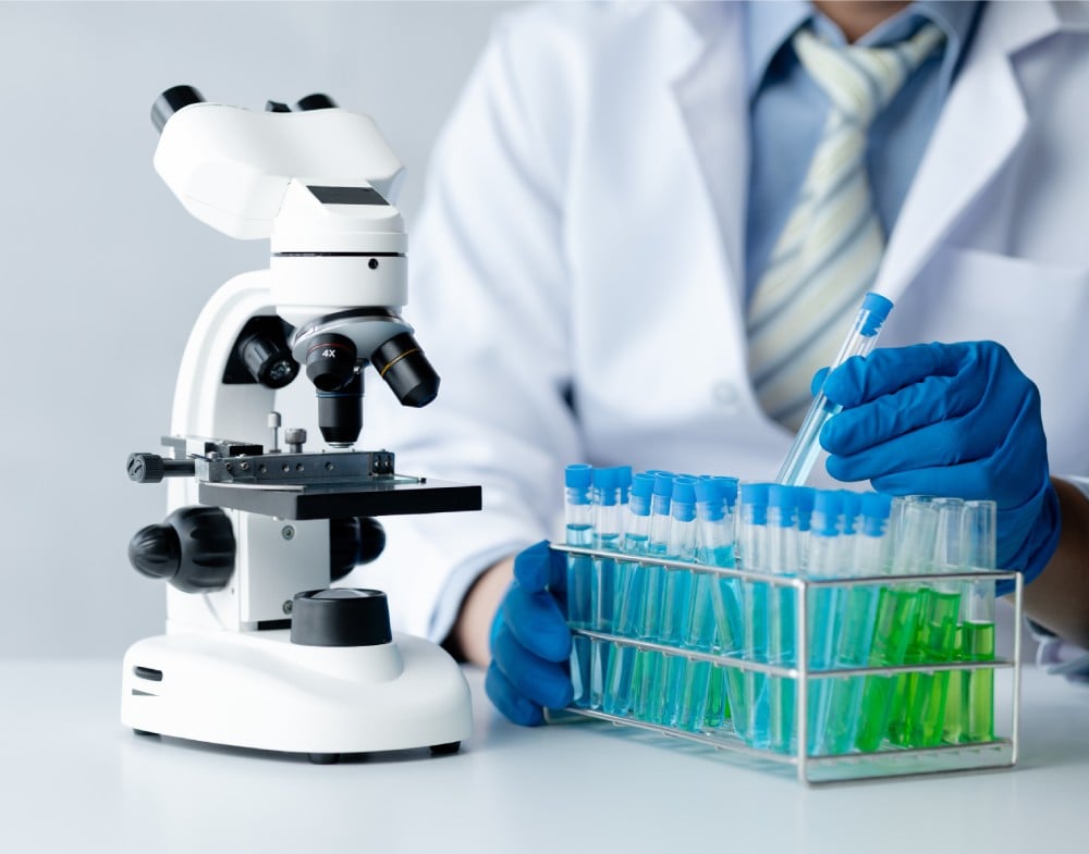 Lab testing.